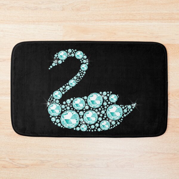 Item preview, Diamond Swan in Aqua Blue designed and sold by WisdomInspired.