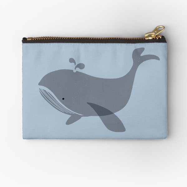 Ilustración Infantil Ballena Azul Bolsos de mano