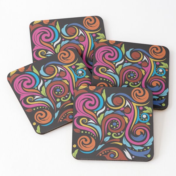 Item preview, Abstract colorful patterns designed and sold by Tranzformations.