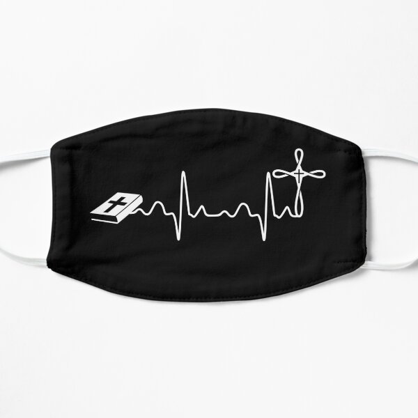 Christian Cross Heartbeat God Jesus Religious Cool Gift Ideas Mask