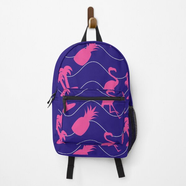 Item preview, Pink and Violet Flamingo Pattern - Summer and Tropical pattern Flamingo, Palms and Pineapple - Gift for flamingo lovers designed and sold by TamGustam.