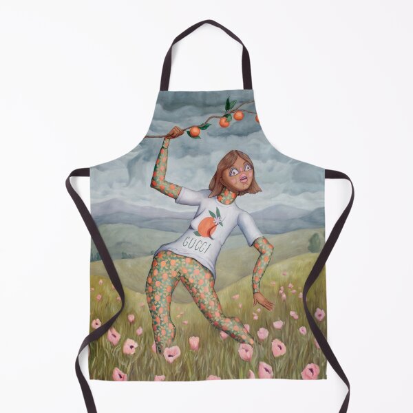 Item preview, a L'Orange - Contemporary art Painting of a woman posing on a stormy landscape designed and sold by Heather Buchanan.