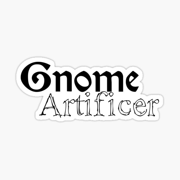 Gnome Artificer Sticker