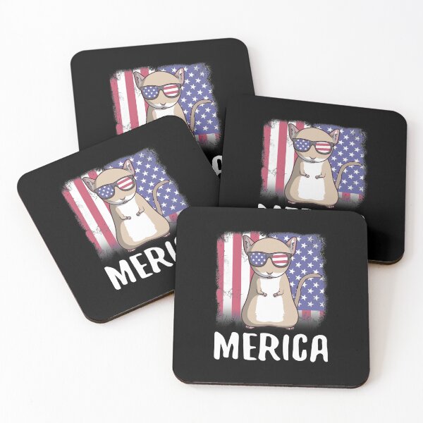 Item preview, Merica Gerbil USA American Flag designed and sold by fatamyfan1.