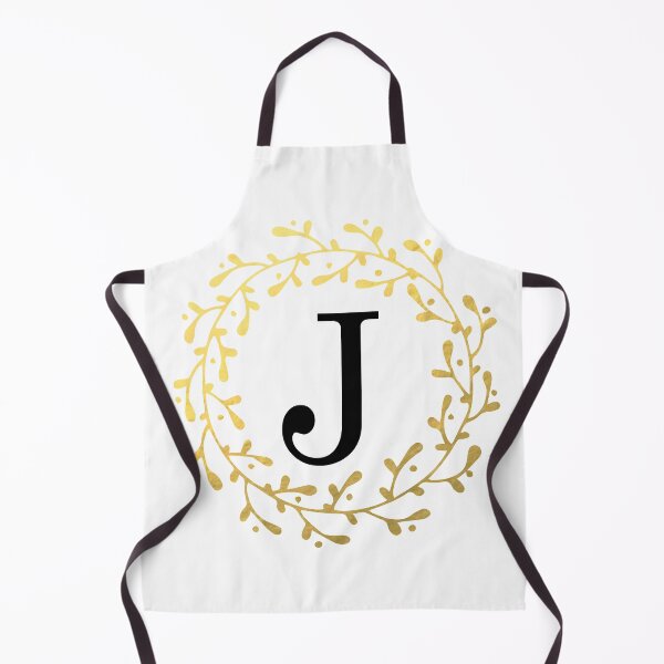 Item preview, Monogram Letter J | Personalised | Black and Gold Design designed and sold by PraiseQuotes.