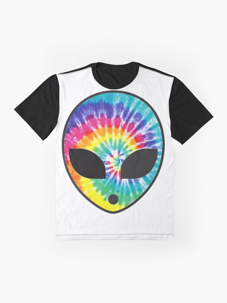 tie dye alien shirt