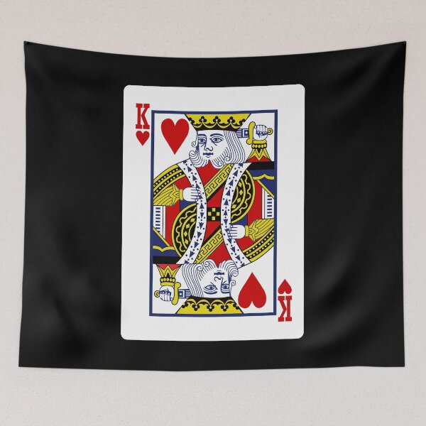 Item preview, King of Hearts playing cards designed and sold by Happy Puppy Print On Demand.