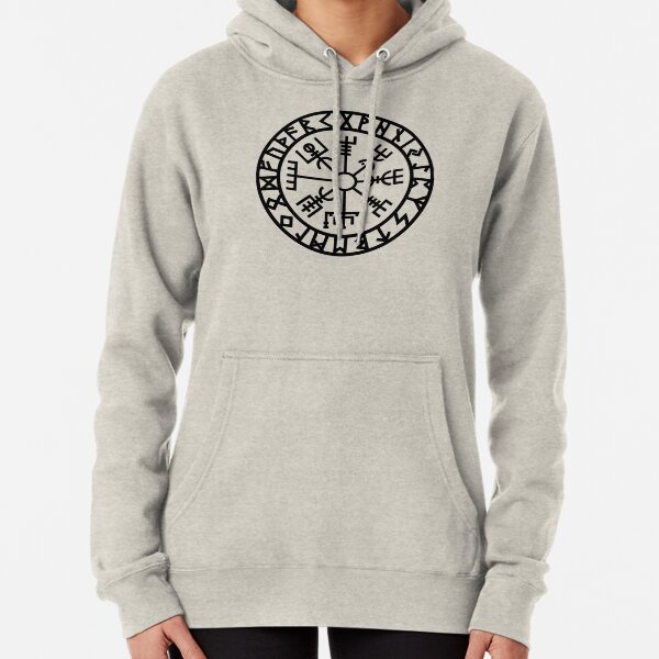 Vegvisir - Futhark - Runes - Navigator - Vikings Pullover Hoodie