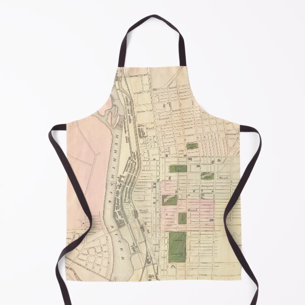 Item preview, Vintage Map of Manchester NH (1873) designed and sold by BravuraMedia.