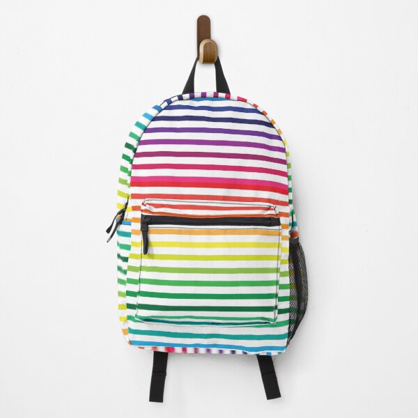 Item preview, Rainbow colorful stripes designed and sold by steymo.