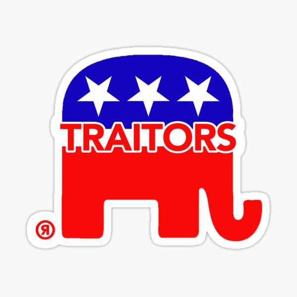 Item preview, Traitors GOP Elephant (small) designed and sold by Thelittlelord.