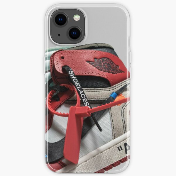 Red White Sneaker iPhone Soft Case