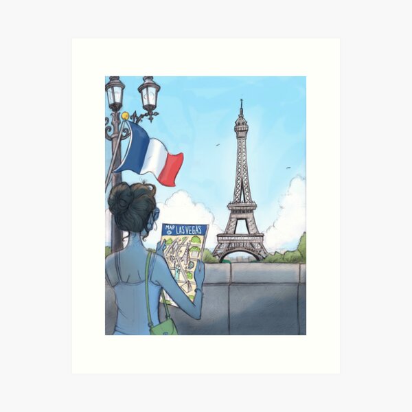 Paris Las Vegas Art Print