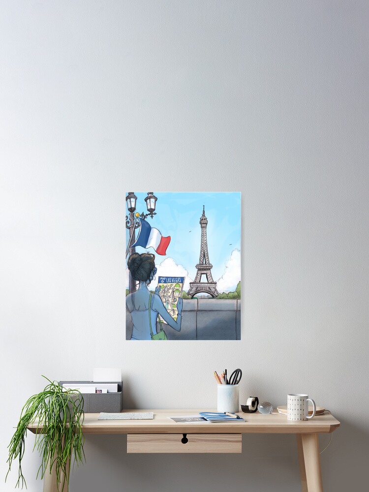 Thumbnail 2 of 3, Poster, Paris Las Vegas designed and sold by intercultural1.