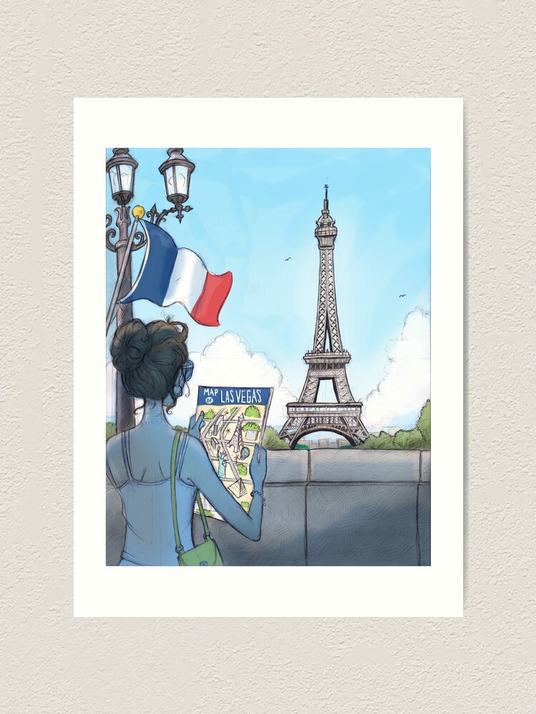 Thumbnail 2 of 3, Art Print, Paris Las Vegas designed and sold by intercultural1.