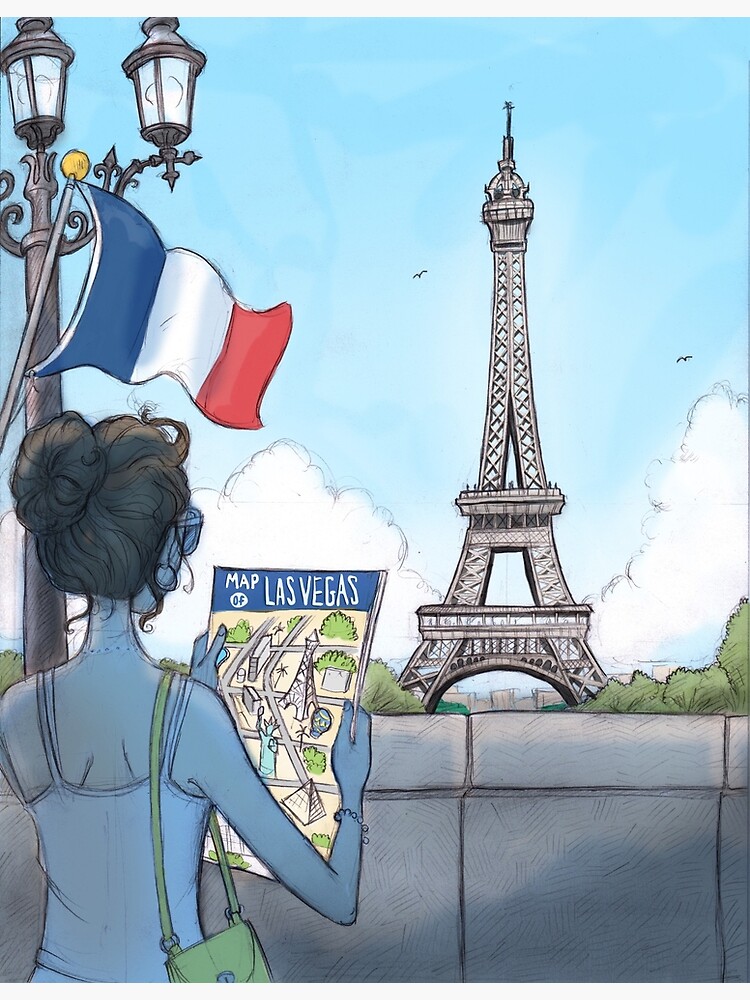 Thumbnail 3 of 3, Canvas Print, Paris Las Vegas designed and sold by intercultural1.