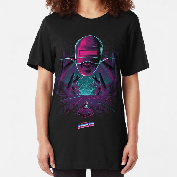 Synth Riders - Andromeda Slim Fit T-Shirt