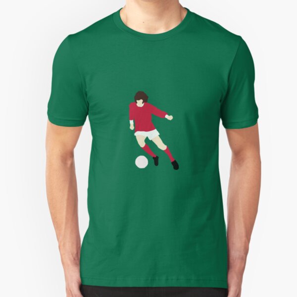 Minimalist George Best design Slim Fit T-Shirt