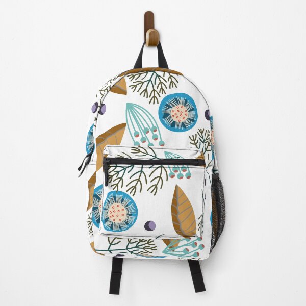 Item preview, blue flowers and yellow leaves designed and sold by Pacesyte.