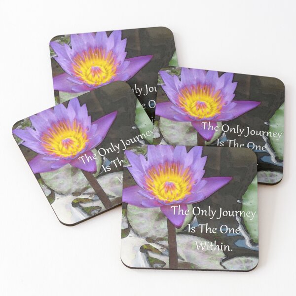 Item preview, El único viaje - Arte de la flor de loto púrpura - Por Sharon Cummings designed and sold by Sharon Cummings Art.