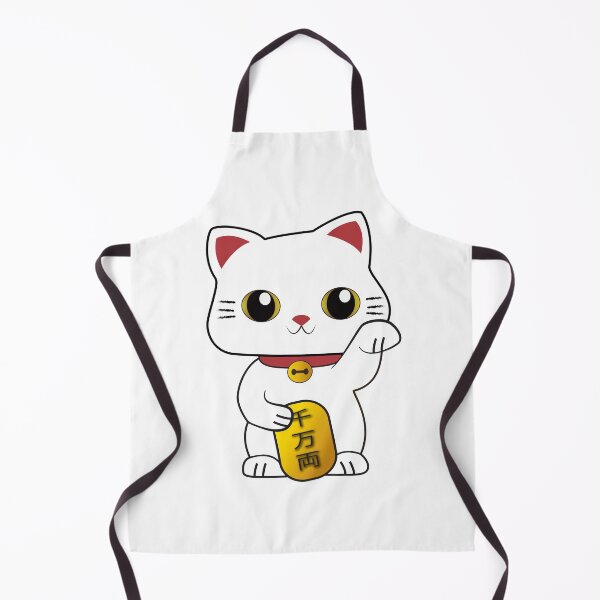 Item preview, Kawaii Lucky Maneki Neko Cat designed and sold by Happy Puppy Print On Demand.