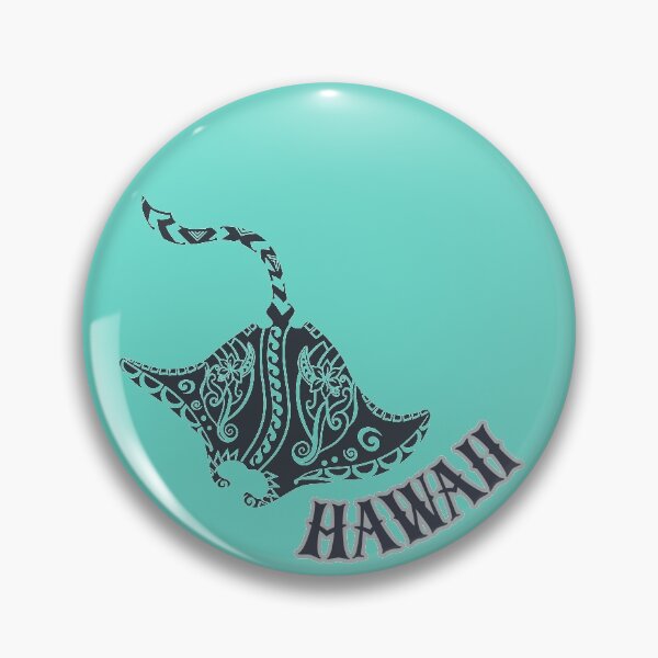Artikelvorschau, Vintage hawaiianischer Stammes-Manta Ray entworfen und verkauft von sunnthreads.