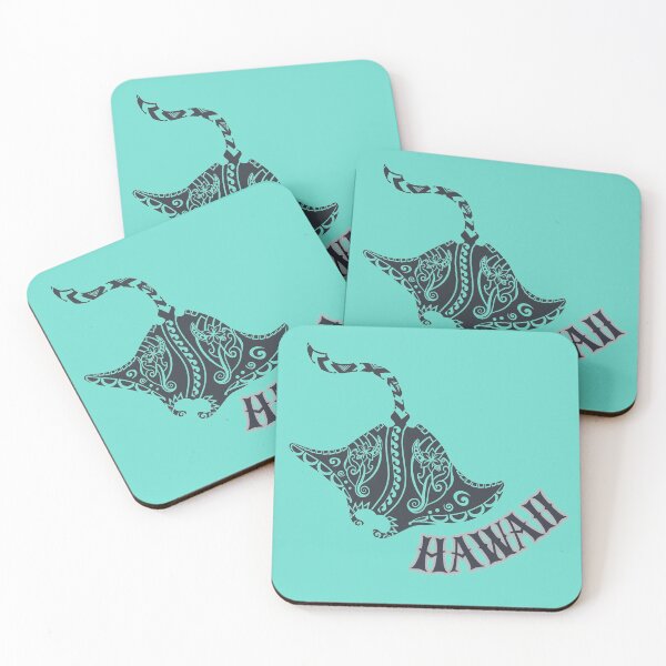 Artikelvorschau, Vintage hawaiianischer Stammes-Manta Ray entworfen und verkauft von sunnthreads.