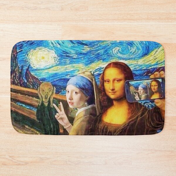 Item preview, Funny Famous Painting Selfie designed and sold by fudgecream.