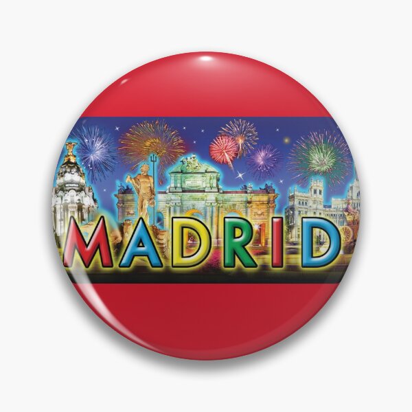 Item preview, Madrid Fireworks Famous Lovely Day Design designed and sold by Lovely Day.