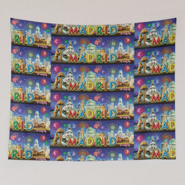 Item preview, Madrid Fireworks Famous Lovely Day Design designed and sold by Lovely Day.