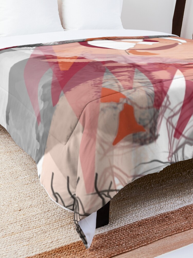 Alternate view of Fire and Charcoal Comforter