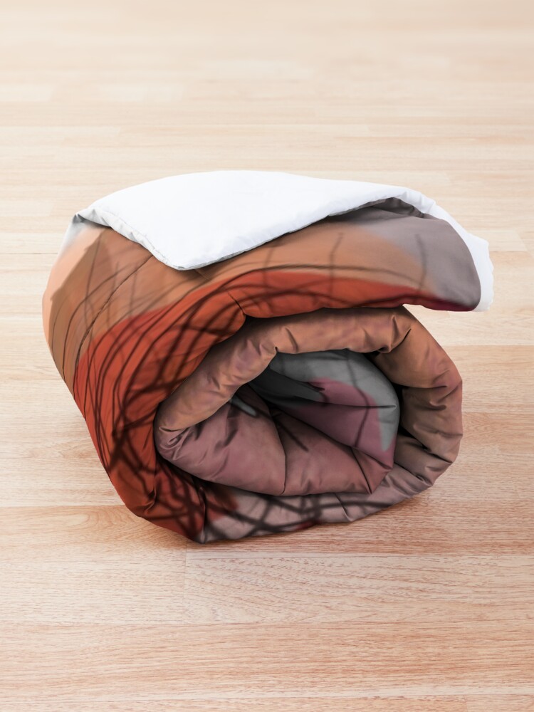 Alternate view of Fire and Charcoal Comforter