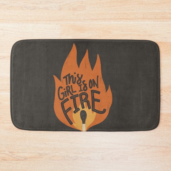 Item preview, This Girl is on Fire designed and sold by latheandquill.