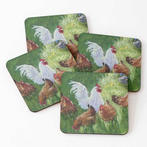 Item preview, Sunbathing chickens designed and sold by littleowl-ash.