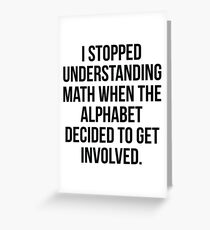 Alphabet Greeting Card