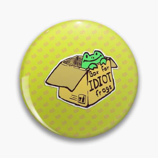 Item preview, Box for idiot frogs (Funny Frogs) designed and sold by HeyMilkMann.