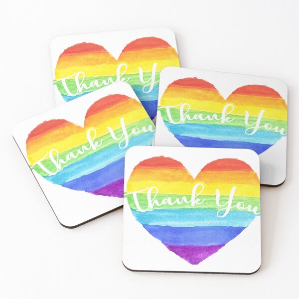 Item preview, Rainbow Thank you designed and sold by LauryQuinn.