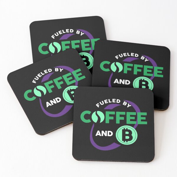 Item preview, Fueled by Coffee and Crypto designed and sold by NinjaStries.