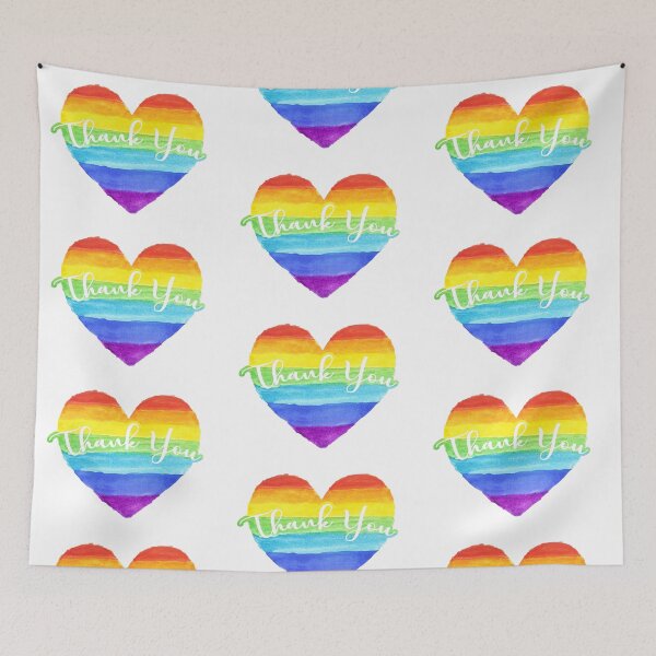 Item preview, Rainbow Thank you designed and sold by LauryQuinn.
