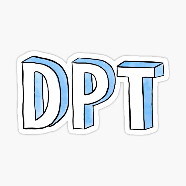 DPT Blue Sticker