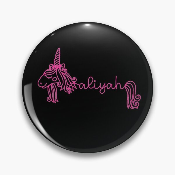 Item preview, Aliyah Pink Unicorn Personalized Girl Name designed and sold by JaneApril.