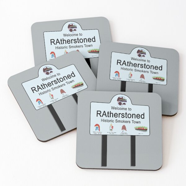 Item preview, Atherstone Ratherstoned Sign designed and sold by Hevding.