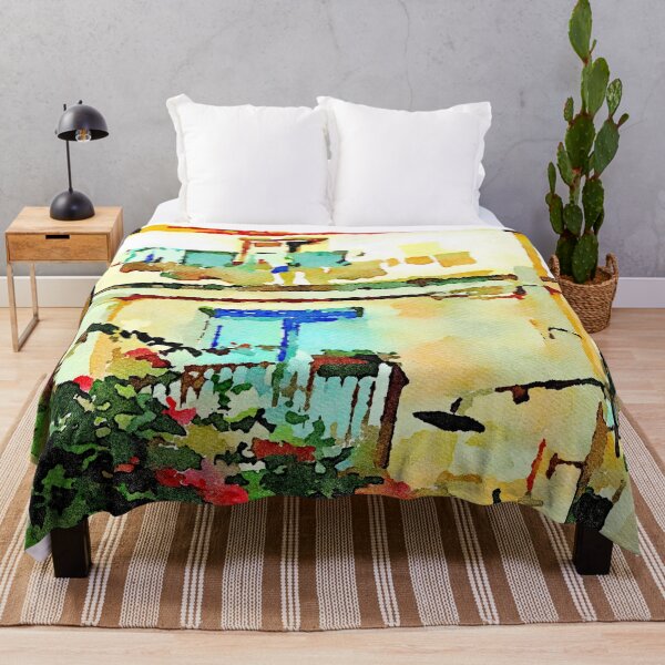 Item preview, Alley with red flower designed and sold by Giuseppe Cocco.