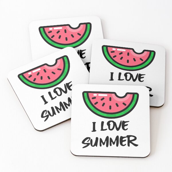 Item preview, I love summer - Watermelon slice designed and sold by TamGustam.