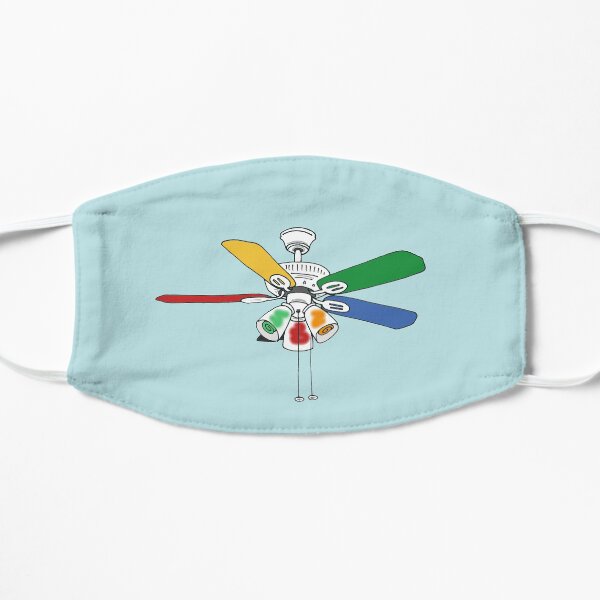 Rainbow Ceiling Fan Flat Mask