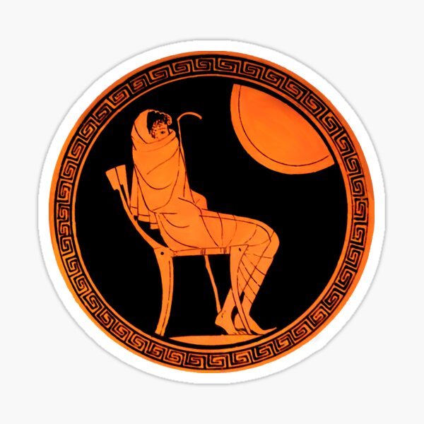 Vista previa del artículo con la obra «Aquiles luto ático kylix», diseñado y vendido por WillowNox7.