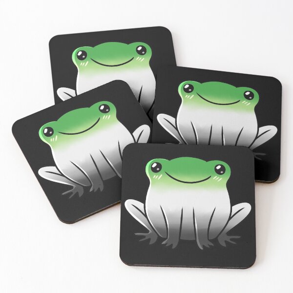Item preview, LGBT Aromantic Frog designed and sold by ObtuseSprite.