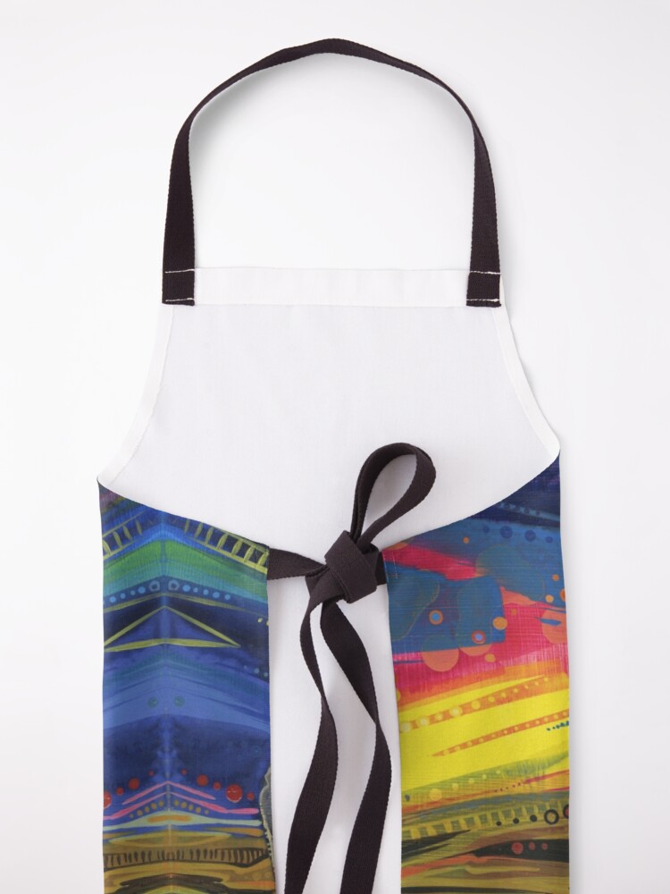Alternate view of Red Kangaroo Painting - 2012 Apron