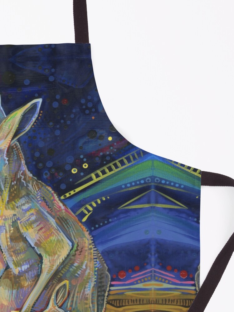 Alternate view of Red Kangaroo Painting - 2012 Apron