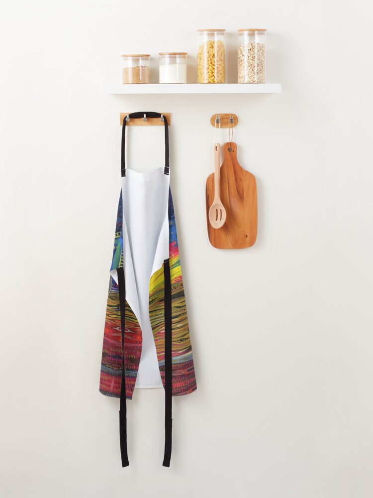Alternate view of Red Kangaroo Painting - 2012 Apron